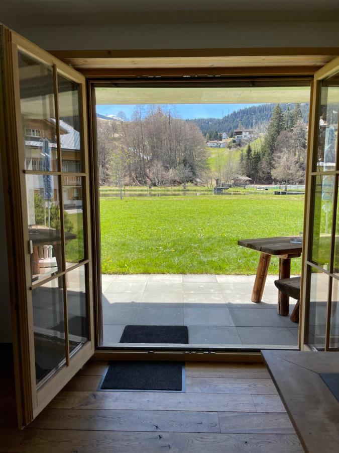 Ferienwohnung Mit Idyllischer Aussicht Klosters-Serneus Exterior foto