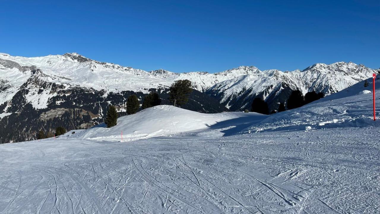 Ferienwohnung Mit Idyllischer Aussicht Klosters-Serneus Exterior foto