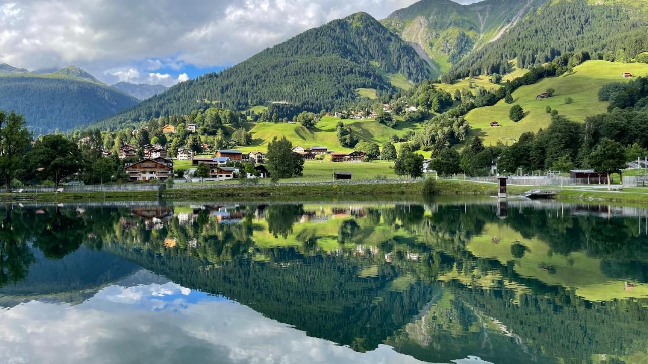Ferienwohnung Mit Idyllischer Aussicht Klosters-Serneus Exterior foto