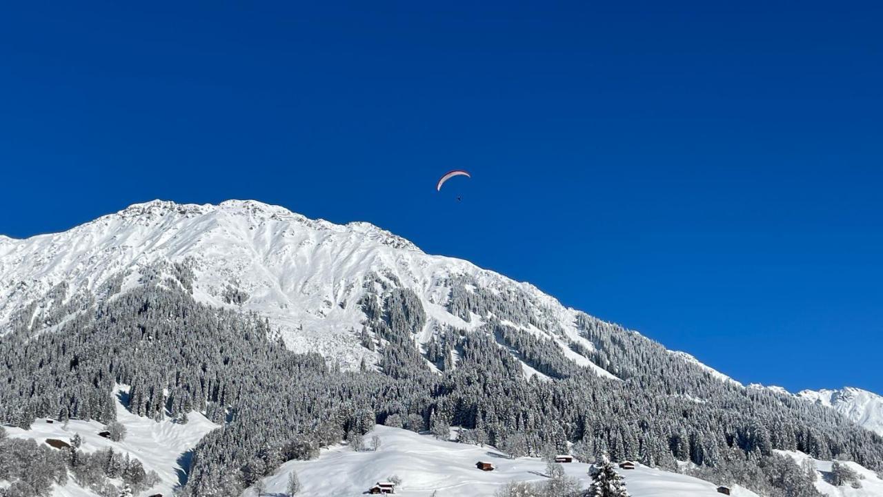 Ferienwohnung Mit Idyllischer Aussicht Klosters-Serneus Exterior foto